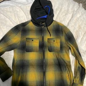 Empyre zip up jacket with hood Large